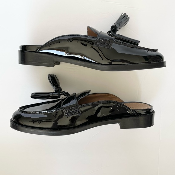 NEW Vionic Reagan Black Patent Mules Size 6.5 - Picture 6 of 12
